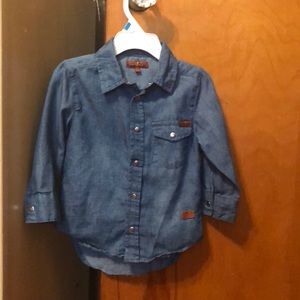 3 for $18! 7 Button Down Denim Shirt